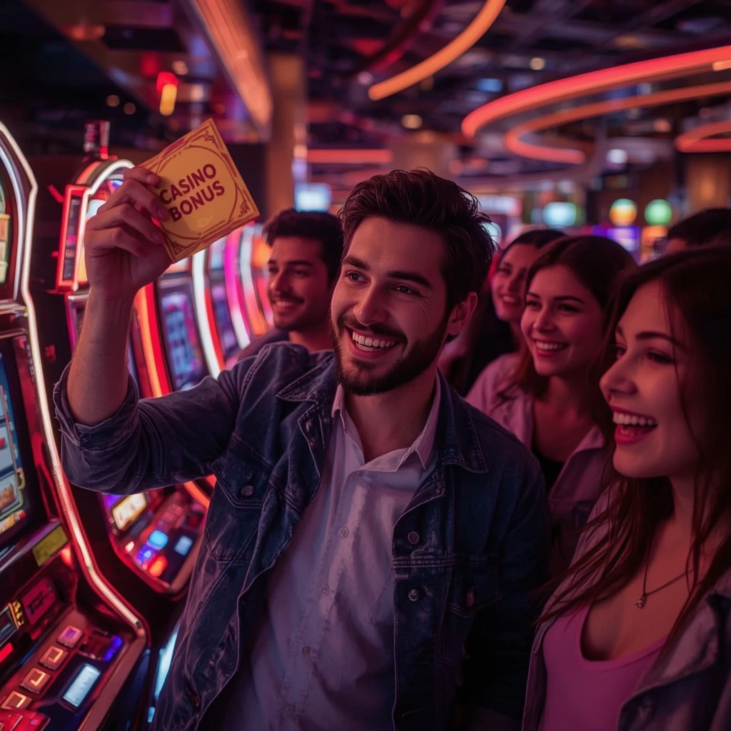 une personne avec un bonus HighflyBet Casino